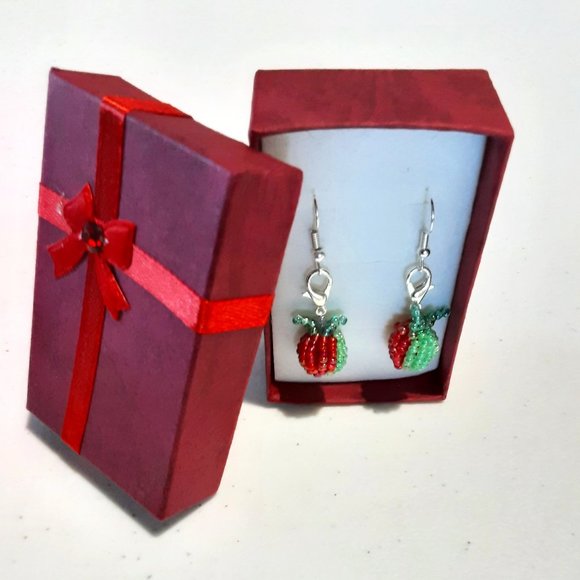 Professional Hippy Yoga Jewelry - Enchanted Apple Earrings 🍎 ✨️ charming, multifunctional, removable charms